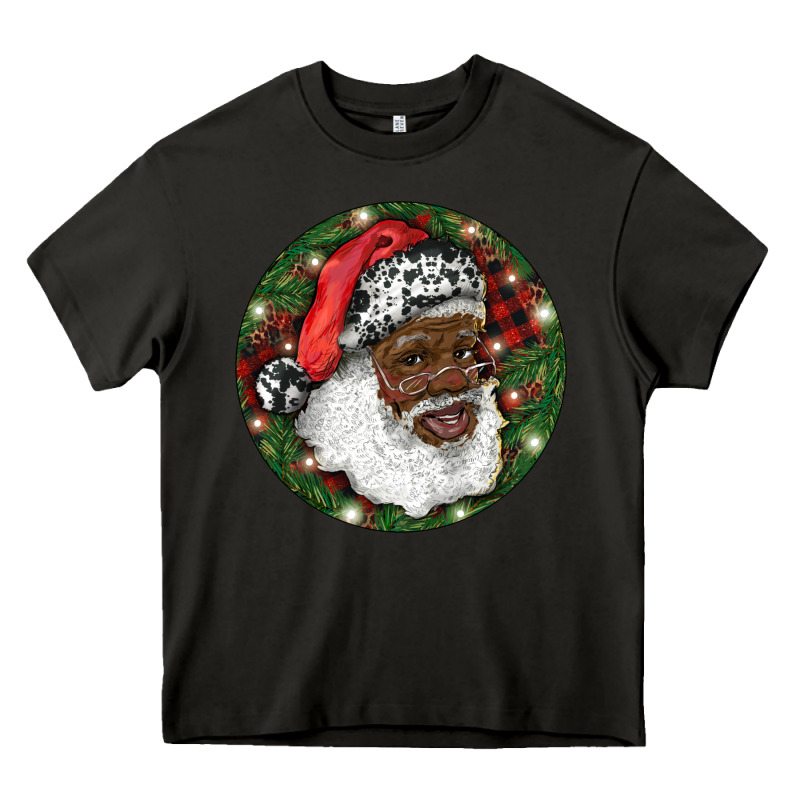 African American Santa Christmas Heavy Core Tee by RanaPortraitStore | Teevron