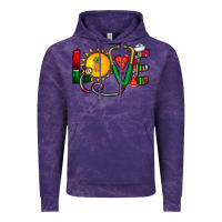 Cloud Purple summer nurse Vintage Hoodie - CowhideDigitalArt