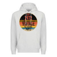 Dove Grey est. 1972 MADE IN 1972 ALL ORIGINAL PARTS all orginal parts Premium Hoodie - Bettercallsaul
