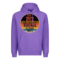 Purple est. 1972 MADE IN 1972 ALL ORIGINAL PARTS all orginal parts Premium Hoodie - Bettercallsaul