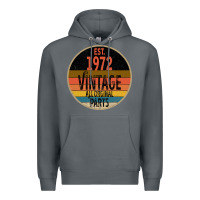Rock est. 1972 MADE IN 1972 ALL ORIGINAL PARTS all orginal parts Premium Hoodie - Bettercallsaul