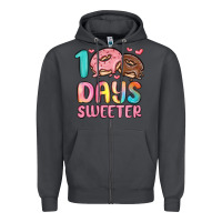 Smoke 100 days sweeter Zipper Hoodie - MaliasSmallBusiness