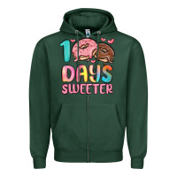 100 Days Sweeter Zipper Hoodie | Teevron