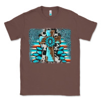 Chestnut cross gemstone background Classic Tee - AdoDesignShop