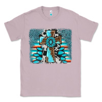 Lilac cross gemstone background Classic Tee - AdoDesignShop