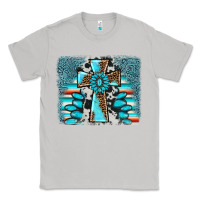 Moon Dust cross gemstone background Classic Tee - AdoDesignShop