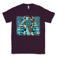 Plum cross gemstone background Classic Tee - AdoDesignShop