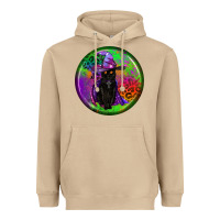 Mushroom halloween round earrings Heavyweight Hoodie - BundleAndBundleShop