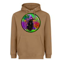 Toasted Coconut halloween round earrings Heavyweight Hoodie - BundleAndBundleShop