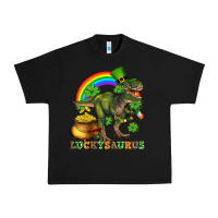 Black luckysaurus and st patricks Urban Heavy Tee - AdoDesignShop