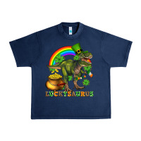 Navy luckysaurus and st patricks Urban Heavy Tee - AdoDesignShop