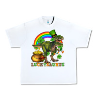 White luckysaurus and st patricks Urban Heavy Tee - AdoDesignShop