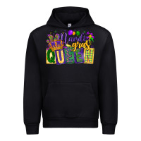 Black mardi gras queen Urban Hoodie - CowGirlArtShop
