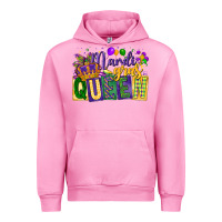 Fuchsia Pink mardi gras queen Urban Hoodie - CowGirlArtShop