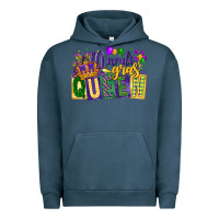 Pigment Midnight Navy mardi gras queen Urban Hoodie - CowGirlArtShop