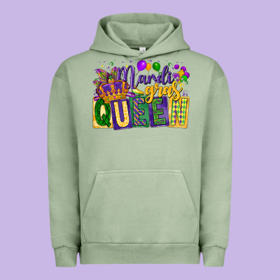 Mardi Gras Queen Urban Hoodie Designed By Cowgirlartshop
