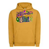 Pigment Peanut Butter mardi gras queen Urban Hoodie - CowGirlArtShop