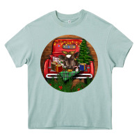 Arona Baby Cow Christmas Heavy Core Tee - RanaPortraitStore