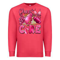 Cardinal cheer for the cure breast cancer Premium Sweatshirt - LillyAllenDesigns