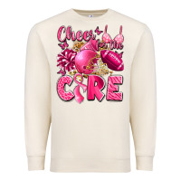 Sandshell cheer for the cure breast cancer Premium Sweatshirt - LillyAllenDesigns