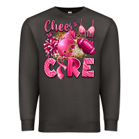 Smoke cheer for the cure breast cancer Premium Sweatshirt - LillyAllenDesigns