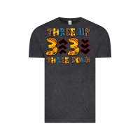 Vintage Black three up three down softball Vintage Tee - AdoDesignShop