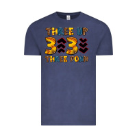 Vintage Denim three up three down softball Vintage Tee - AdoDesignShop