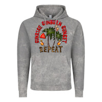 Cloud Rock sunrise sunburn sunnset repeat Vintage Hoodie - CowhideDigitalArt