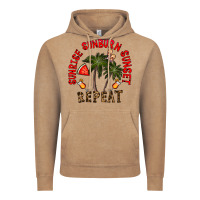 Vintage Coffee sunrise sunburn sunnset repeat Vintage Hoodie - CowhideDigitalArt
