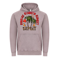 Vintage Zinc sunrise sunburn sunnset repeat Vintage Hoodie - CowhideDigitalArt