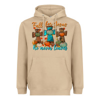 Mushroom fall for jesus he never leaves Heavyweight Hoodie - BundleAndBundleShop