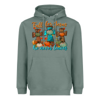 Fall For Jesus He Never Leaves Heavyweight Hoodie | Teevron