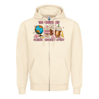 Sandshell 100 days of doing teacher stuff Zipper Hoodie - MaliasSmallBusiness