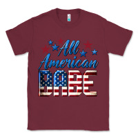Burgundy All American Babe Classic Tee - LillyAllenDesigns