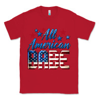 Red All American Babe Classic Tee - LillyAllenDesigns