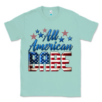 Seafoam All American Babe Classic Tee - LillyAllenDesigns