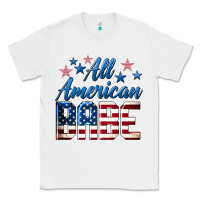 White All American Babe Classic Tee - LillyAllenDesigns