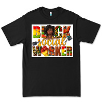 Black black social worker Premium Tee - texasbilliewilder