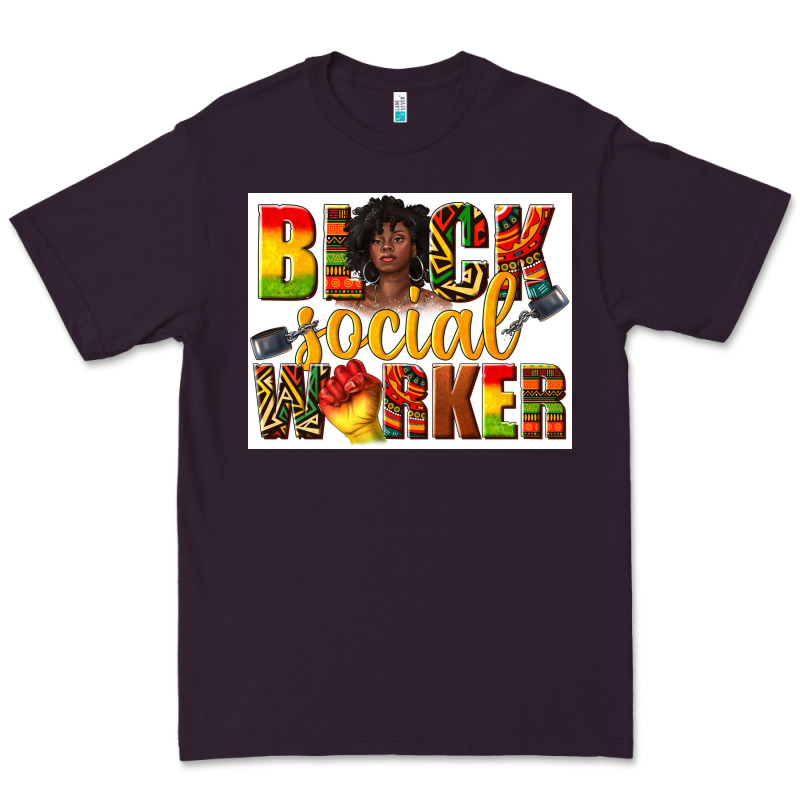 Black Social Worker Premium Tee by texasbilliewilder | Teevron