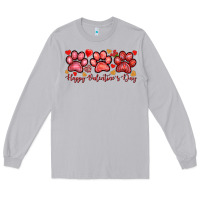 Moon Dust happy valentines day paws Long Sleeve Tee - NancyCooperArtShop