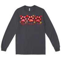 Smoke happy valentines day paws Long Sleeve Tee - NancyCooperArtShop