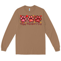 Toasted Coconut happy valentines day paws Long Sleeve Tee - NancyCooperArtShop