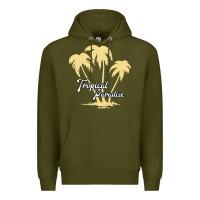 Army Green Tropical Paradise Premium Hoodie - Bettercallsaul