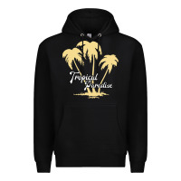 Black Tropical Paradise Premium Hoodie - Bettercallsaul