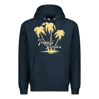 Navy Tropical Paradise Premium Hoodie - Bettercallsaul