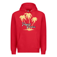 Red Tropical Paradise Premium Hoodie - Bettercallsaul