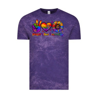 Cloud Purple peace love equality Vintage Tee - JahusDesignShop