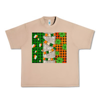 Burro irish flag with shamrocks and heart Urban Heavy Tee - AdoDesignShop