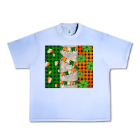 Grape Ice irish flag with shamrocks and heart Urban Heavy Tee - AdoDesignShop
