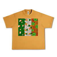 Peanut Butter irish flag with shamrocks and heart Urban Heavy Tee - AdoDesignShop